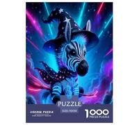 Magic Zebra 1000 Piece Jigsaw Puzzles for Adults Impossible Birthday Gifts for Women And Man Art Colorful DIY Craft 70x50cm/1000pcs