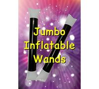 Magic2U Jumbo Inflatable Magic Wands (10 Wands per Pack, All Ages)
