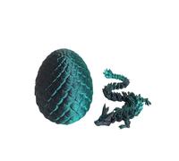 Magical 3d Printed Dragon Egg with Surprise Baby Dragon Inside | Eco-friendly Pla Material | Easter Gift, Decorative Collectible, Interactive Toy for Kids & Adults