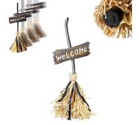 Magical Animated Witch Broom - Knotolace Halloween Flying Broom with Spooky Laughing Sound, Animated Haunted Dancing Moving Broomstick, Perfect for Halloween Party Decoration & Home Decor Gift (1pc)