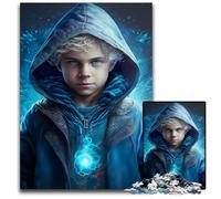 Magical Anime Boy Jigsaws 1000 Pieces for Adults Jigsaw Puzzles for Adults Interactive Family Game, Brain Challenge, Educational Toy 26X38CM/10.23x14.96inch