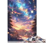 Magical Anime Overflowing Puzzle Fun Premium Cardboard Jigsaw Puzzle for Boy Or Girl 1000pcs (75x50cm)