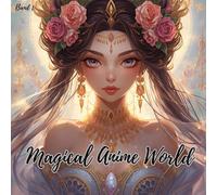 Magical Anime World - Das ultimative Anime Malbuch | Band 1: 63 Seiten Anime & Manga Malbuch für Jugendliche & Erwachsene - Entspannen, Ausmalen & ... | Mit weißen Rückseiten gegen Durchdrücken