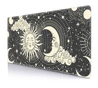 Magical Astrology Mouse Pad, Zodiac Tarot Large Mouse Pads, Anti-Slip Rubber Base XXL Mouse Pad for Full Desk