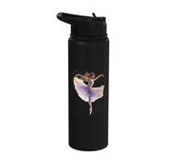 Magical Ballet Dancer Graceful Art for Dance Lovers Stainless Steel Insulated Water Bottle