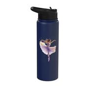 Magical Ballet Dancer Graceful Art for Dance Lovers Stainless Steel Insulated Water Bottle