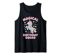Magical Birthday Squad Unicorn Pinata Cute Girls Party Tank Top