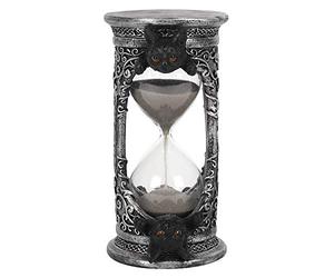 Magical Black Cat Hourglass Timer - 17cm (1 Pc.) - Unique Resin & Plastic Piece, Stylish & Enchanting Design - Perfect for Home & Office