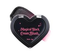 Magical Black Cream Blush - Temperature Changing Cream Blush for Cheeks and Lips, Natural Glow & Sheer Finish, Long-Lasting Formula, Perfect for Halloween Makeup and Everyday Beauty Use