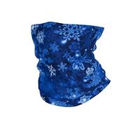 Magical Blue Snowflake Women Men Snood Soft Snood Scarf Windproof Neck Warmer For Winter Cold Weather Skiing Running