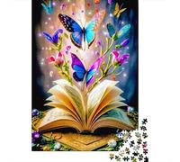 Magical Book Fantasy Puzzles 1000 Piece for Adults Jigsaw Puzzle Game for The Whole 52x38cm/1000pcs