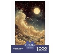 Magical Butterflies 3D Puzzle Game 70x50cm/1000pcs, Golden Fantasy - Educational And Stress-relief, Unique Home Decoration, Great Gift for Families