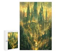 Magical Castle 1000 Piece Jigsaw Puzzles All AgesJigsaws Evening Wind-Down Activity Challenging Home Decor Stress Relief 1000 PCS