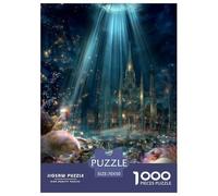 Magical Castle 3D Puzzle Game 70x50cm/1000pcs, Fantasy Scene - Educational And Stress-relief, Unique Home Decoration, Great Gift for Families