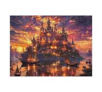 Magical Castle 500 Piece Jigsaw Puzzle for Adults Jigsaw Essential Parent Activity Family Game Vibrant Fun Ideal 500 PCS