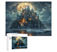 Magical Castle 500 Piece Jigsaw Puzzles Adults KidsJigsaws Post-Work Relaxation Tool Challenging Friends Family Decor 500 PCS