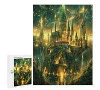 Magical Castle 500Pc Jigsaw Puzzles Adults KidsJigsaws Family Road Trip Activity Vibrant Whimsical Design Great Gift Travelers 500 PCS