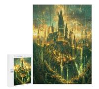 Magical Castle 500Pc Jigsaw Puzzles Adults KidsJigsaws Family Road Trip Activity Vibrant Whimsical Design Great Gift Travelers 500 PCS