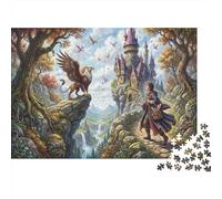 Magical Castle Apprentice 1000 Piece Jigsaw Puzzle,Great Gifts,Home Wall Decor,Adults & Kids 14+,Premium Cardboard,Whimsical Challenge,Educational Toy,Stress Relief 52x38cm