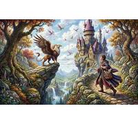 Magical Castle Apprentice 1000 Piece Jigsaw Puzzle,Impossible Challenge,Adults & Kids 14+,Home Wall Decor,Educational Toy,Premium Cardboard,Gift Idea,Stress Relief 38x26cm