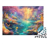 Magical Castle by A Radiant River 1000-Piece Jigsaw Puzzle Underwater World Classic & Challenging, Gift for All Ages 52x38cm/1000pcs