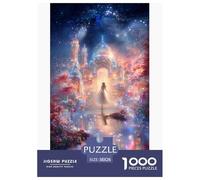 Magical Castle Puzzle Game 38x26cm/1000pcs, Colorful - Stress-relief And Educational, Creative Home Decoration, Great Gift for Teenagers