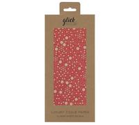 Magical Christmas RED Glick 4 Sheets Tissue Wrapping Paper 50 x 75 cm