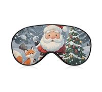 Magical Christmas Sleeping Mask, Light Blocking Eye Mask, Comfortable and Soft, Eye Cover with Elastic Band, Suitable for Men and Women, Suitable for Travel/Sleeping
