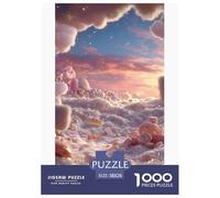 Magical Clouds 3D Paper Puzzle Game 38x26cm/1000pcs, Carousel - Educational And Creative, Stress-relief And Unique Decoration, Great Gift for Everyone