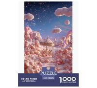 Magical Clouds 3D Puzzle 38x26cm/1000pcs, Carousel - Creative Stress-relief Game, Educational And Home Decoration, Gift for Everyone
