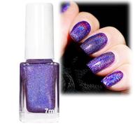 Magical Color-Changing Holographic Nail Polish - Purple, Glittery, and Quick-Drying with Shimmering Chrome Finish - No Lamp Cure Required