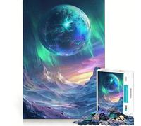 Magical Cosmic Landscape Jigsaw Puzzles for Adults1000 Piece Logic Skill Precise Connection Family Bond Home Decor (50x75cm)