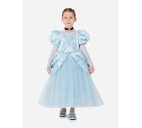 Magical Costumes Girls Cinderella Princess Costume in Blue - Blue - 7 Yrs