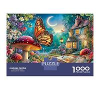 Magical Cottage 1000 Piece Jigsaw Puzzles for Adults Colourful,Tropical Fish Reef Fun Challenging & Brainteasing 1000 Pc Adults Jigsaw Puzzle 100% Recvcled Cardboard52x38cm/1000pcs