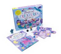 Magical Creatures Board Game Set - Includes 2 Games and Activity Book