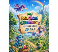 Magical Creatures Coloring Book for Kids Ages 4-8: Fantasy Coloring Book for Kids Ages 4-8 | Dragons, Unicorns & Magical Creatures | 100+ Pages of Creativity