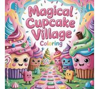 Magical Cupcake Village Coloring: Escape into a whimsical world of sweet treats and charming cupcake houses designed for all ages!