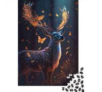 Magical Deer Fantasy Puzzles 1000 Piece for Adults Jigsaw Puzzle Game for The Whole 70x50cm/1000pcs