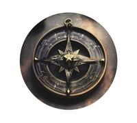 Magical Design Norse Runes Compass Beverage Coasters Leather Coasters Set Of 6 For Coffee Table Housewarming Gift Kitchen Bar Office Decoration