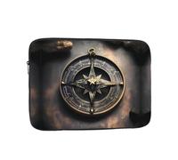 Magical Design Norse Runes Compass Printed Laptop Sleeve, 12 inch Computer Protective Sleeve, Essential for Business and Office Commuting