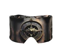 Magical Design Norse Runes Compass Printed Sleep Eye and Ear Masks (26.8Ã-4.3 inches) Suitable for Travel, Yoga, Deep Rest Indoor and Outdoor