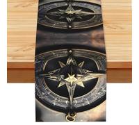 Magical Design Norse Runes Compass Table Runner 13x72 Inch Dining Decor