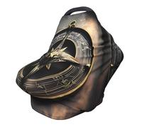 Magical Design Norse Runes Compass Versatile full-print Stroller Chair Cover/Nursing Cover, specially designed for your baby