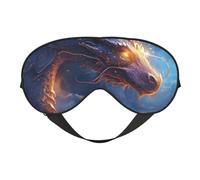 Magical Dragon Print Functionality Outdoor Travel Eye Mask Breathable Camping Meditation Yoga Friendly