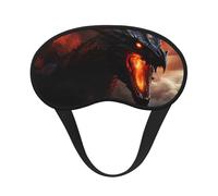 Magical Dragon Print Sleep for Adults Comfortable Eye Mask for Travel Camping Light Blocking Nap Cover