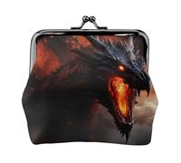 Magical Dragon Print Versatile Coin Purse Exquisite Mini Wallet Cute Change Pouch for Any Occasion