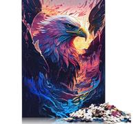 Magical Eagle Puzzle Relax Challenge Toy Paper Rectangular Jigsaw Puzzle for Boy Or Girl 1000pcs (75x50cm)
