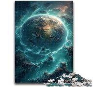 Magical Earth 1000 Piece Jigsaw Puzzles for Teenagers Gifts,Staycation Kill Time with Fully Interlocking Randomly Shaped Pieces (50X75cm)