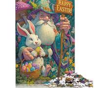 Magical Easter Gnome Scene 1000 Piece Jigsaw Puzzle 1000 Piece Jigsaw Puzzles for Adults & Families- Wooden Jigsaw Puzzles for Adults Kids Gifts 1000pcs (75x50cm)