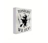 Magical Encounter: The Enchanting Witch A Broomstick Pattern Decoration 0rnaments (One Size)